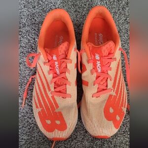 New Balance Women's Athletic Shoes in Vibrant Orange and Beige